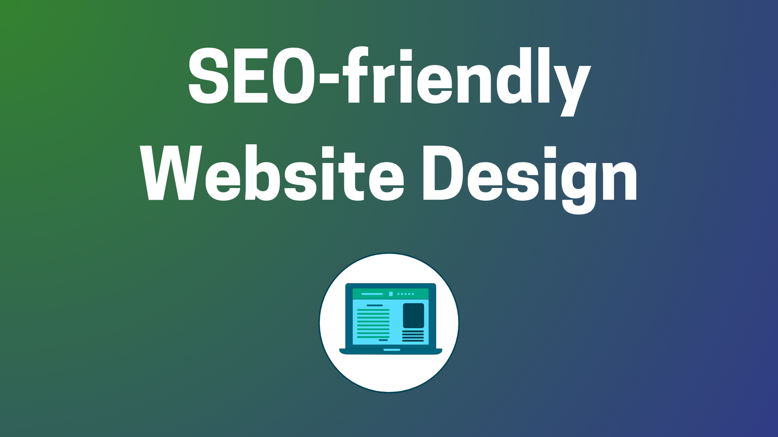 SEO-friendly Website Design